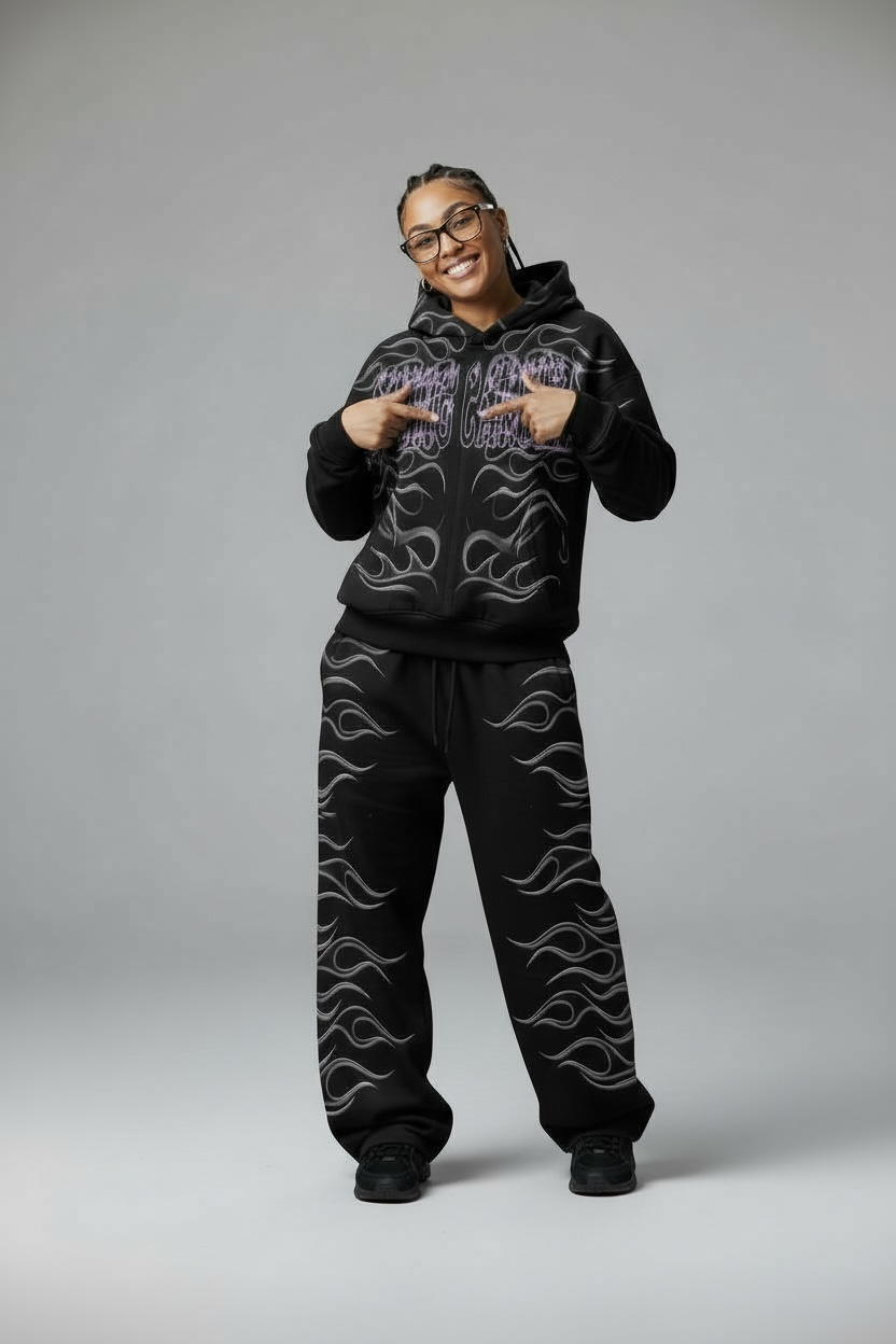 YC- Flame Girl Tracksuit