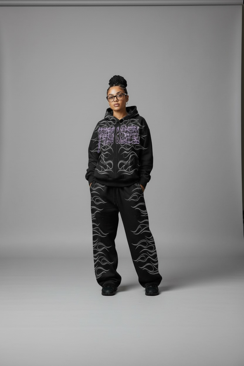 YC- Flame Girl Tracksuit